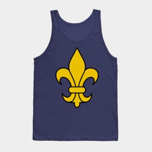 fleur de lis (gold) Tank Top